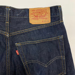【曜日割引対象外】 リーバイス Levi's × ステューシー STUSSY 25周年記念 セルビッチ 5ポケット デニム ブルー W32 L34サイズ 201MB-808 VB