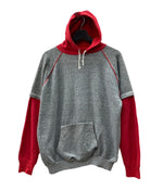 ヴィンテージ vintage 50s 60s 50年代 60年代 ツートン ラグラン 霜降り グレー レッド  パーカ 無地 マルチカラー 104MT-1759