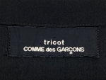 コムデギャルソン COMME des GARCONS トリコ tricot ノースリーブ スリーブレス ウエストギャザー 切替 サイドポケット ロング丈 マキシ丈 WOOL ウール 毛 レーヨン 日本製 BLACK 黒 TA-050070 ワンピース 無地 ブラック 104LT-213