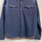 【曜日割引対象外】 トロフィークロージング TROPHY CLOTHING Blanket デニムシャツ 15 長袖シャツ ネイビー Mサイズ 201MT-4207 VB