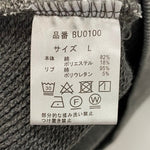 ブレスユー BLESS U Pigment Zip Hoodie Black BU0100 パーカ ブラック Lサイズ 201MT-4170