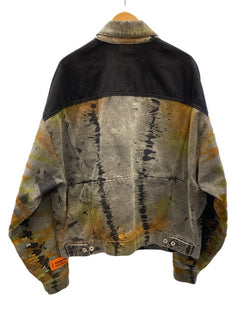 ヘロンプレストン HERON PRESTON TIE DYE DENIM JACKET タイダイデニムジャケット ジャケット マルチカラー Lサイズ 101MT-3289