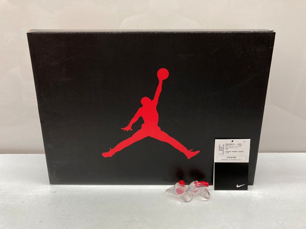 ナイキ NIKE 19年製 AIR JORDAN 5 RETRO FIRE RED エア ジョーダン レトロ ファイヤー レッド AJ5 スウッシュロゴ 白 赤 黒 DA1911-102 メンズ靴 スニーカー ホワイト 27.5cm 104S-844