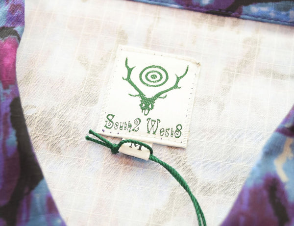 サウスツー ウエストエイト South2 West8 HUNTING SHIRT - COTTON RIPSTOP ハンティング シャツ リップストップ 総柄 MR738 長袖シャツ マルチカラー Mサイズ 103MT-1950