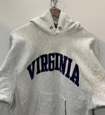 【曜日割引対象外】 チャンピオン Champion 90's USA製 前期 REVERSE WEAVE VIRGINIA パーカ グレー Lサイズ 201MT-2994 VB