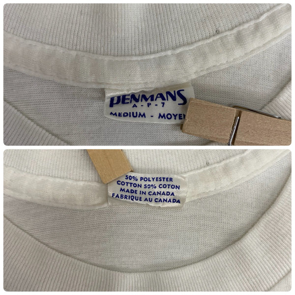 【曜日割引対象外】 ハーレーダビッドソン HARLEY-DAVIDSON ~80's deeley PENMANS カナダ製  Tシャツ ホワイト Mサイズ 201MT-4103 VB