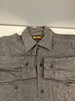 ヴィンテージ vintage 50's 50年代 黒タグ BIG SMITH ビッグスミス ブラックシャンブレーシャツ 黒シャン ワークシャツ チンストラップ 　 - 長袖シャツ グレー 101MT-5025