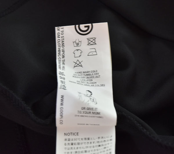 グーピーメイド GOOPiMADE Polo Shirt ロゴ プリント オーバーサイズ ポロシャツ 2 半袖シャツ ブラック 103MT-2835