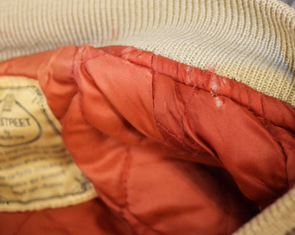 サブストリート Sab Street  90年代 メルトン ウールスタジャン ジャケット レッド 103MT-3240