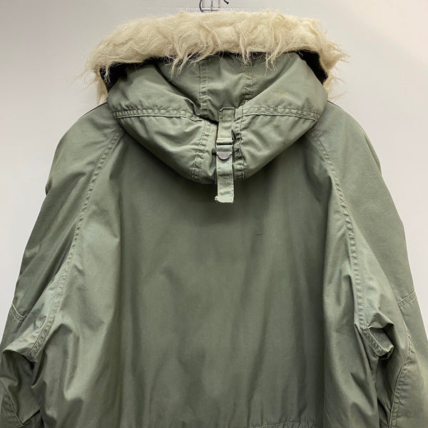 【曜日割引対象外】 ミリタリー MILITARY 70's US.ARMY N-3B LANCER 8415-00-376-1710 ジャケット カーキ Lサイズ 201MT-4696 VB