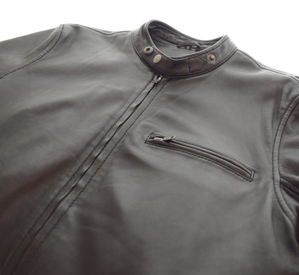 ライズ RIDEZ ACE JACKET シープ シングルライダースジャケット 黒 ジャケット ブラック Mサイズ 103MT-2521