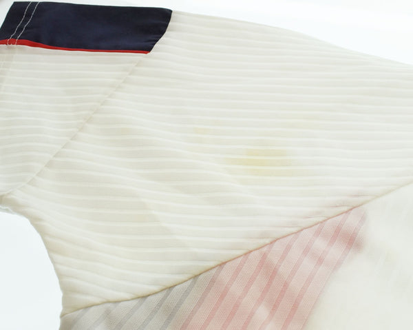 アンブロ UMBRO 90s 90's 97~99シーズンユニフォーム イングランド代表 ゲームシャツ サッカーシャツ 半袖ポロシャツ ホワイト Lサイズ 103MT-2518