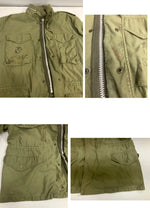 ミリタリー Military 60's~ 60年代 US ARMY 米軍実物 アメリカ軍 M-65 M65 フィールドジャケット シェル アルミジップ SCOVILL ZIP VINTAGE ヴィンテージ ジャケット カーキ 101MT-5415