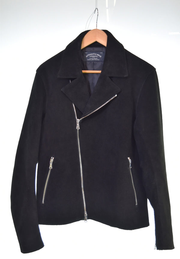 ユナイテッドアローズ UNITED ARROWS スウェードダブルライダースジャケット 3225-199-2474 ジャケット ブラック Lサイズ 103MT-3117