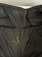 ステューシー STUSSY ロゴ総柄 無地 リバーシブル パフジャケット 中綿ジャケット 黒 ジャケット ブラック Lサイズ 101MT-5411