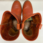 【曜日割引対象外】 レッドウィング RED WING 90's USA製 緑犬タグ 6.5 E ペコスブーツ メンズ靴 ブーツ ペコスタイプ ブラウン 25cmサイズ 201-shoes1474 VB