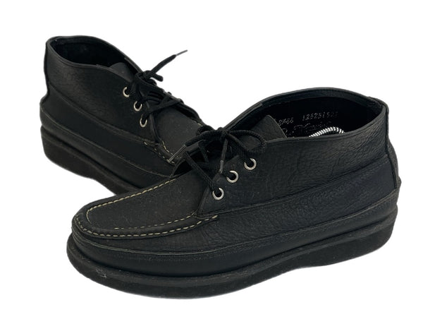 ラッセルモカシン RUSSELL MOCCASIN SPORTING CLAYS CHUKKA スポーティングクレイチャッカ 黒 USA製 メンズ靴 モカシン ブラック 8 1/2 (参考サイズ約26.5～27cm) 101sh-2219