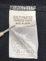 ワコマリア WACKO MARIA ×NECK FACE ネックフェイス GUILTY PARTIES スウェット フーディ パーカー 黒 パーカ プリント ブラック Sサイズ 104MT-2229