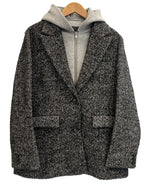 ミラオーウェン Mila Owen フードドッキングシングルブレスト