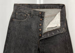 リーバイス Levi's 90s 90年代 501 先染め ブラック ジーンズ ジーパン USA製 ボタン裏544 無地 デニム ブラック W30 L34 104MB-294
