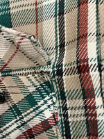 フロストプルーフ FROSTPROOF 70s～ Vintage ヴィンテージ コットン ネルシャツ チェックシャツ  US古着 長袖シャツ ベージュ Mサイズ 101MT-4089