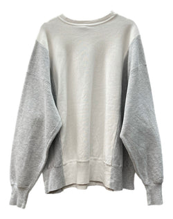 チャンピオン Champion REVERSE WEAVE リバースウィーブ 90s 90年代 USA製 ヴィンテージ リメイク カレッジ 刺繍タグ 染み込み ラバー 白 灰色 スウェット プリント マルチカラー XLサイズ 104MT-2275