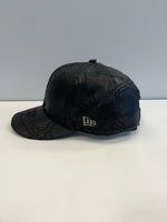 ア ベイシング エイプ A BATHING APE New Era ニューエラ 合皮 レザー 黒 AAPCPM4785XXD 帽子 メンズ帽子 キャップ ブラック 101hat-158