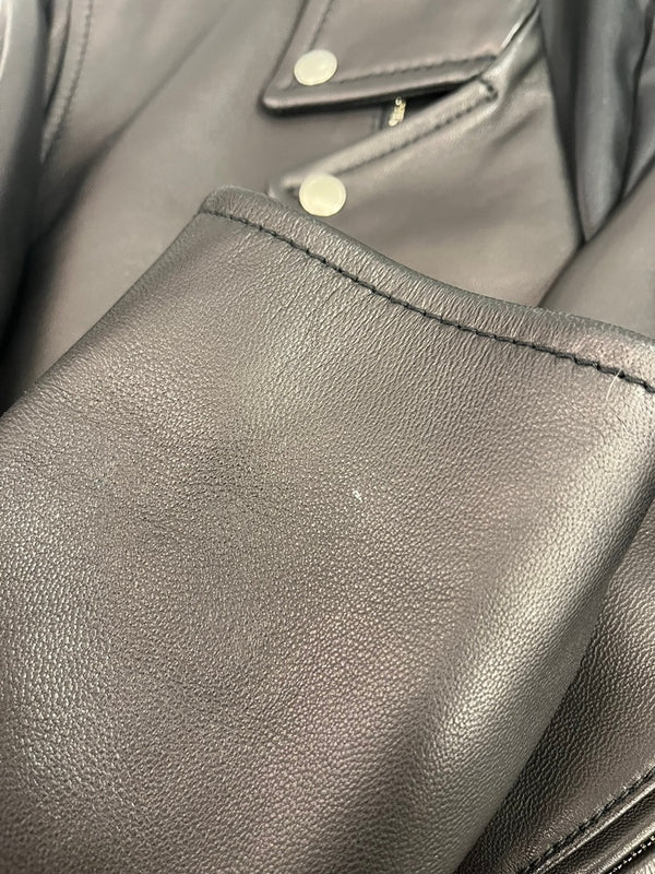 ユナイテッドアローズ UNITED ARROWS BEAUTY＆YOUTH ビューティアンドユース 羊革 シープレザーダブルライダースジャケット ダブルジップ 黒 1225-199-9689 XL ジャケット ブラック 101MT-5432