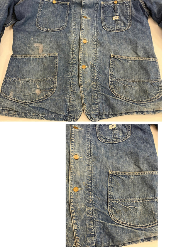 リー Lee 70's 70年代 81-LJ デニムカバーオール ブランケットライナー ヴィンテージ vintage アメリカ製 MADE IN USA ジャケット ブルー 101MT-4490
