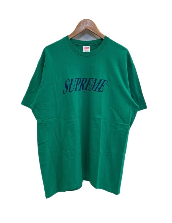 シュプリーム SUPREME 22AW Slap Shot Tee スラップショットTシャツ プリントロゴ 緑 Tシャツ グリーン Lサイズ 101MT-5043