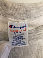 チャンピオン Champion 90s 刺繍タグ ヴィンテージ Vintage リバースウィーブ REVERSE WEAVE カレッジプリント バックプリント スウェット グレー Lサイズ 101MT-3020