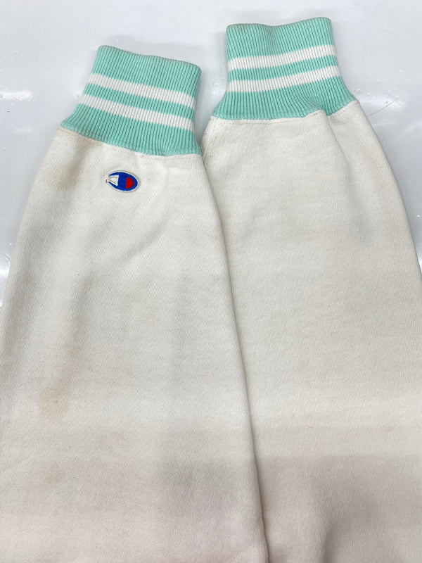 チャンピオン Champion REVERSE WEAVE リバースウィーブ 90s 90年代 USA製 刺繍タグ ヴィンテージ リブライン カレッジ スウェット プリント ホワイト Mサイズ 104MT-2276