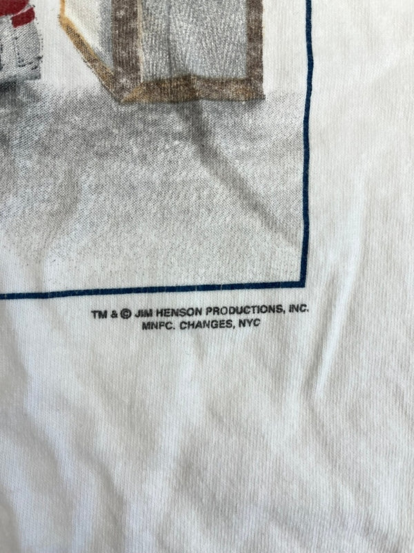 ヴィンテージ vintage 90s 90's  KERMIT カーミット フォレストガンプ パロディ プリント 白 XL Tシャツ ホワイト LLサイズ 101MT-4436