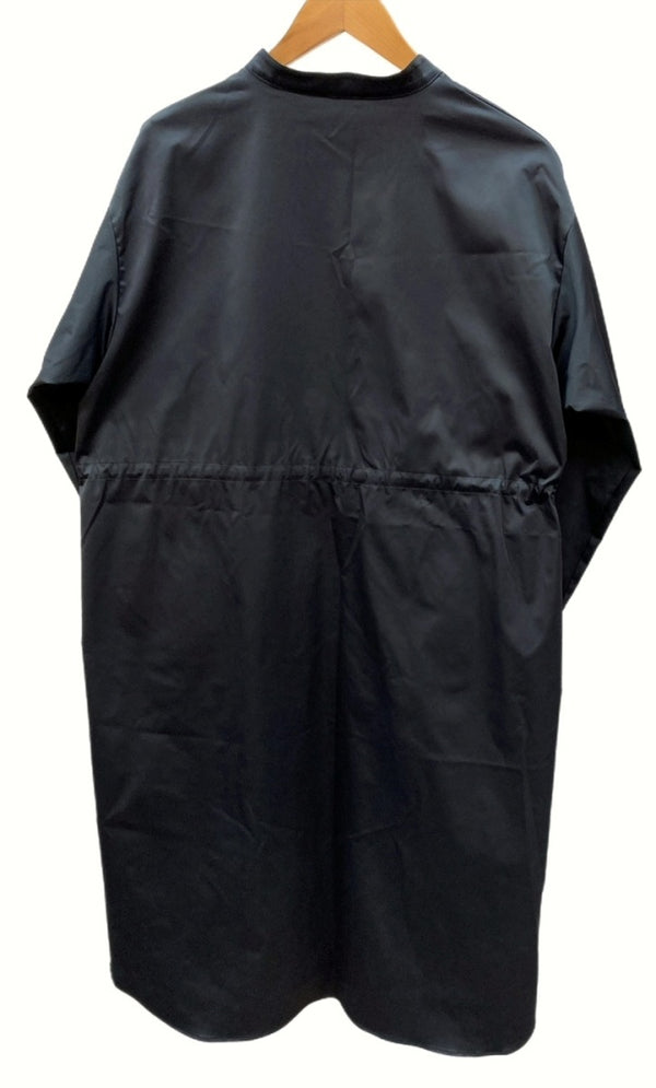 ソージュ SOEJU リモンタコートワンピース ライトアウター 2WAY デザイン ラウンドヘム フロントボタン ドローコード NAVY 紺 S-00-OP-018 ワンピース 無地 ネイビー Sサイズ 104LT-59