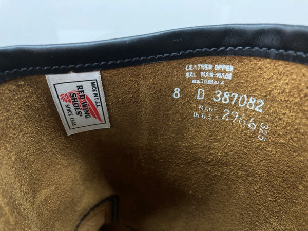 レッドウィング RED WING 11INCH ENGINEER BOOTS Stovepipe エンジニア ブーツ ストーブパイプ ロング バイク 革靴 シューズ 黒 2966 メンズ靴 ブーツ エンジニア ブラック サイズ 8D 104S-1053