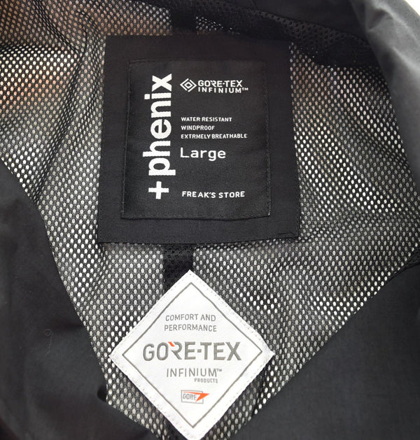 フリークスストア FREAK'S STORE PHENIX GORE-TEX INFINIUM ゴアテックス ステンカラーコート 231-1511 ジャケット ブラック Lサイズ 103MT-2492
