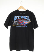 ハーレーダビッドソン Harley Davidson 90s USA製 バックプリント 半袖Tシャツ Tシャツ ブラック Mサイズ 103MT-2804