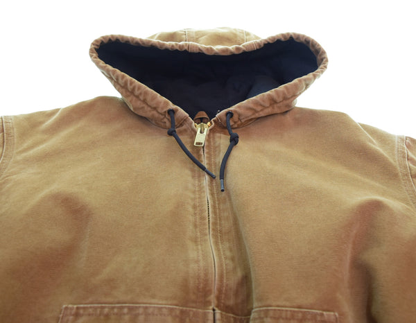 カーハート Carhartt 00s アクティブジャケット Made in MEXICO 00's メキシコ製 J130-211 ジャケット ベージュ Lサイズ 103MT-3477