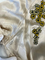 ブルーナボイン BRU NA BOINNE トレジャージャンパー2号 リバーシブルブルゾン スカジャン サテン コットンベロア I DREAMED 刺繍  1158217 サイズ2 ジャケット ゴールド 101MT-5204