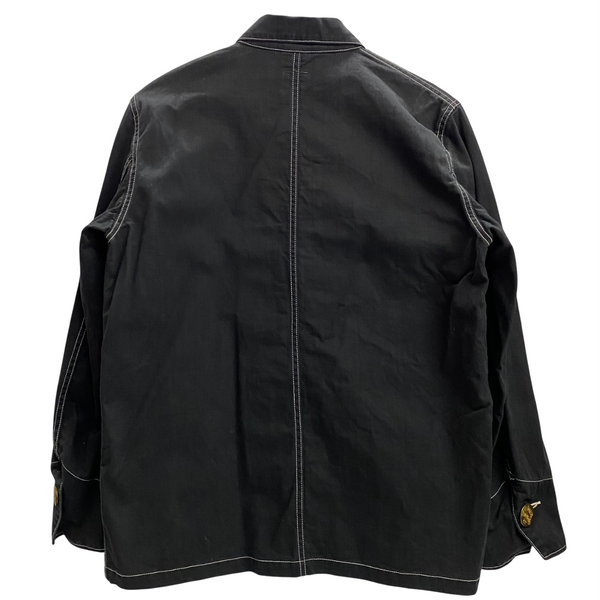 【曜日割引対象外】 キャピタル KAPITAL カバーオール ジャケット ブラック Mサイズ 201MT-4304 VB