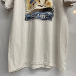 【曜日割引対象外】 ヴィンテージ vintage 90's タイタニック TITANIC MOVIE Tee 袖シングル Tシャツ ホワイト 201MT-3586 VB