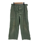 ミリタリー Military 40's~50's 40～50年代 US ARMY M-47 HBT 米軍 ベイカーパンツ アジャスター VINTAGE ヴィンテージ カーゴパンツ カーキ - 101MB-713