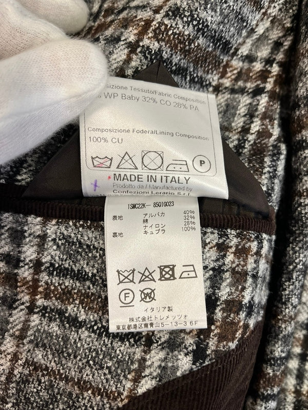 タリアトーレ TAGLIATORE チェック テーラードジャケット イタリア製 1SMC22K-85QIG023 サイズ50 ジャケット グレー 101MT-4855