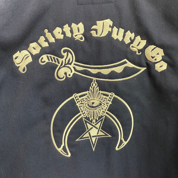 ネイバーフッド NEIGHBORHOOD 中綿ワークジャケット ネイビー Sサイズ 201MT-4241