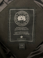 カナダグース CANADA GOOSE MACMILLAN PARKA マクミラン パーカー ダウン ジャケット アウター キルティング BLACK LABEL 黒 3804MB ジャケット ロゴ ブラック Mサイズ 104MT-889