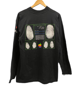 ヴィンテージ vintage 90's 90年代 SCREEN STARS Apple × MISSION:IMPOSSIBLE EXPECT THE IMPOSSIBLE アップル ミッションインポッシブル 企業 ムービーT ロンT ブラック Lサイズ 101MT-5181