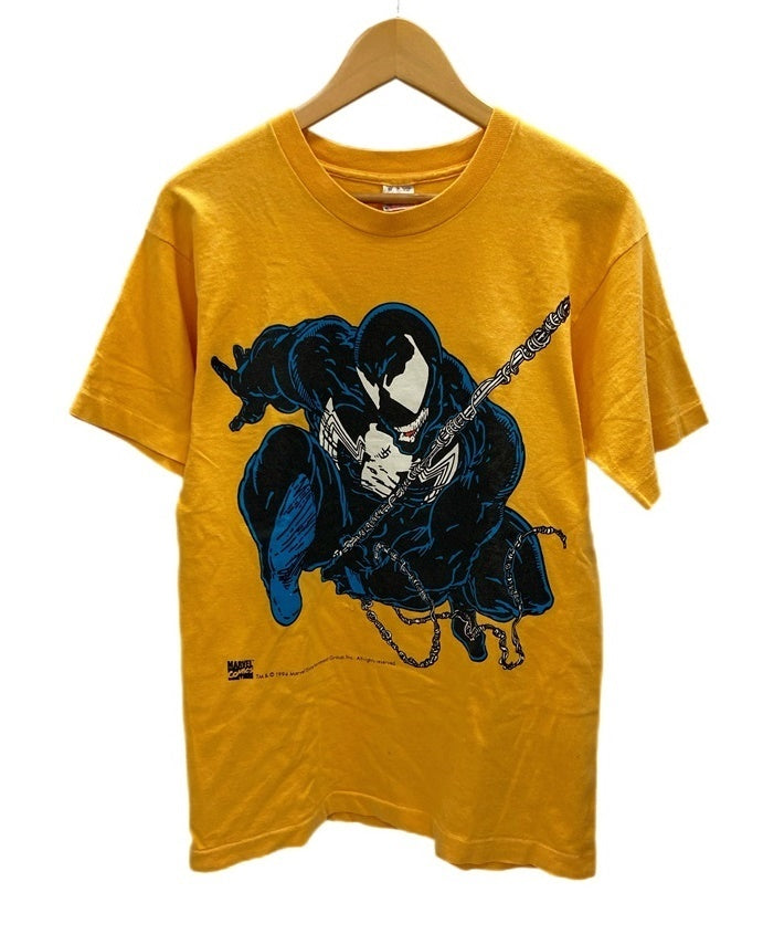 ヴィンテージ Vintage 90s 90's Venom movie T-shirt ヴェノム シングルステッチ ムービーT 半袖 Tシャツ  プリント オレンジ Mサイズ 101MT-2477 | 古着通販のドンドンサガール