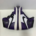 ナイキ NIKE エアジョーダン1 レトロ ハイ OG コートパープル ホワイトブラック  2020 Air Jordan 1 Retro High OG Court Purple White/Black 555088-500  メンズ靴 スニーカー パープル 27cmサイズ 201-shoes1281