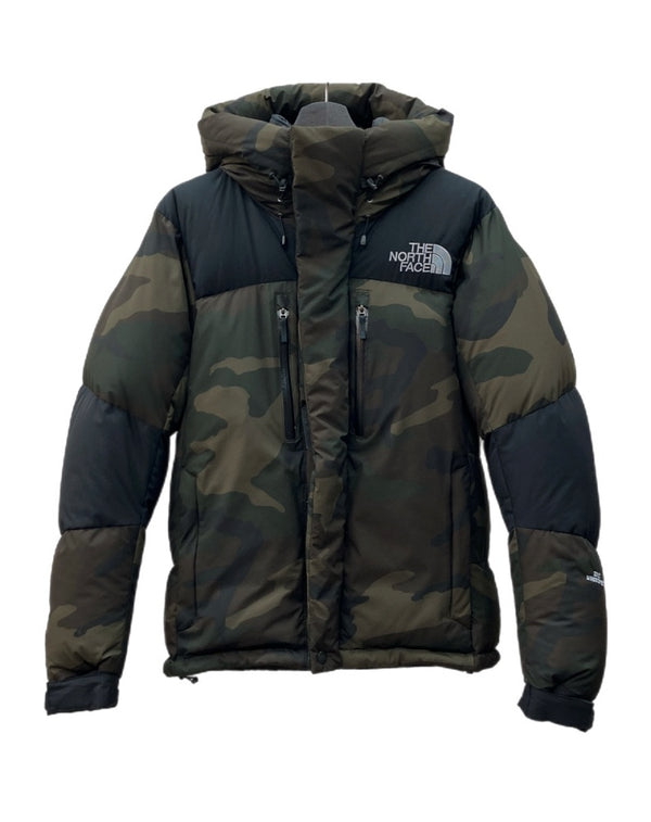 ザノースフェイス THE NORTH FACE BALTRO LIGHT JACKET バルトロ ライト ジャケット ダウン ダブルジップ ロゴ アウトドア アウター 緑 ND91720 ジャケット カモフラージュ・迷彩 カーキ Sサイズ 104MT-1439