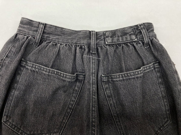 エムエムシックス MM6 メゾンマルジェラ Maison Margiela テーパード デニム パンツ TAPERED DENIM PANTS BLACK 黒 GRAY S32LA0209 S30652 デニム 無地 グレー 104LB-11